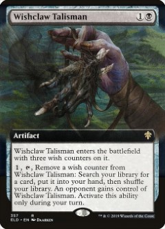 Wishclaw Talisman Throne of Eldraine Bordless